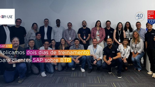 BTP aplicada ao RH: EPI-USE ministra evento sobre o assunto