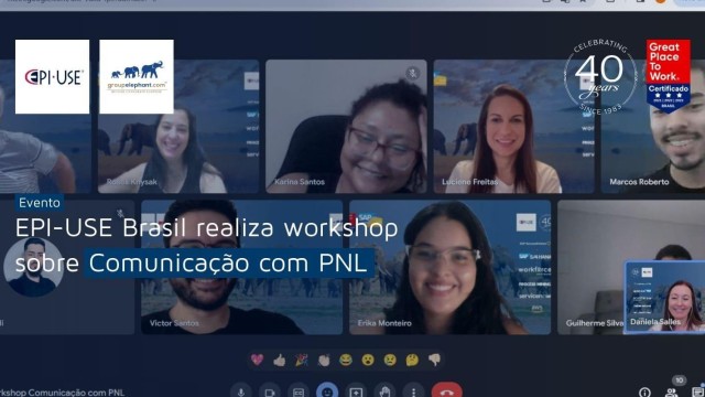 Comunicação com PNL é tema de workshop interno na EPI-USE
