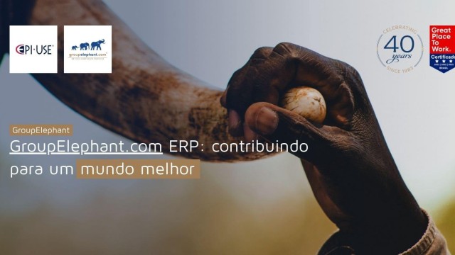 GroupElephant.com ERP: contribuindo para um mundo melhor
