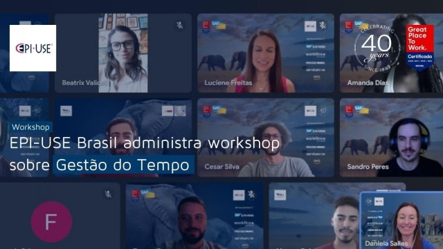 Workshop de Gestão de Tempo no GroupElephant.com