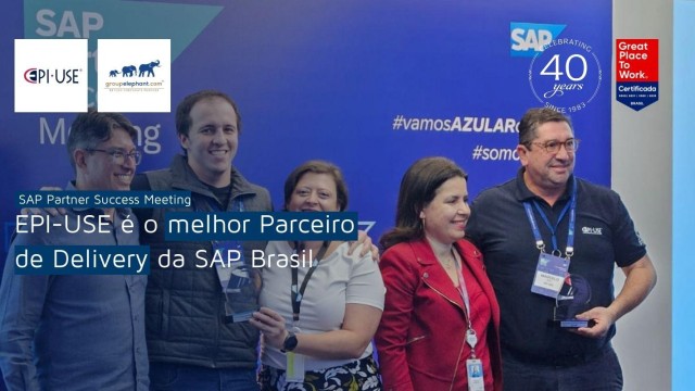 EPI-USE é reconhecida pela Excelência em Delivery da SAP