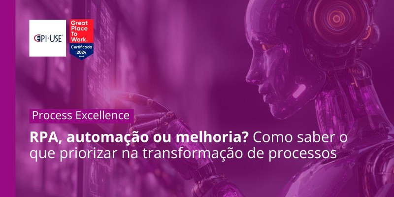 RPA, automação ou melhoria? Como saber o que priorizar na transformação de processos