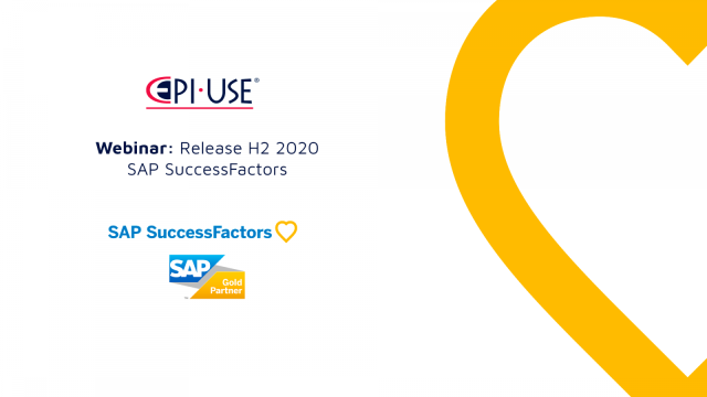 Webinar: Release H2 2020 SAP SuccessFactors