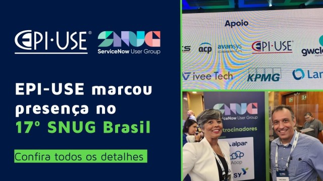 EPI-USE marcou presença no 17º SNUG Brasil