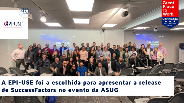  EPI-USE apresenta release de SuccessFactors durante evento ASUG