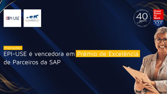 EPI-USE é vencedora em Prêmio de Excelência de Parceiros da SAP