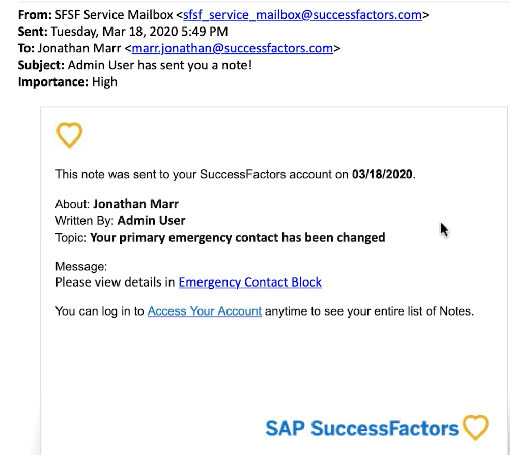 Principais Destaques no Release SAP SuccessFactors Employee Central H1/2021